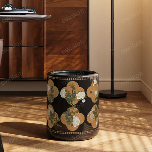 Double Layer Lidless Large Capacity Wastebasket