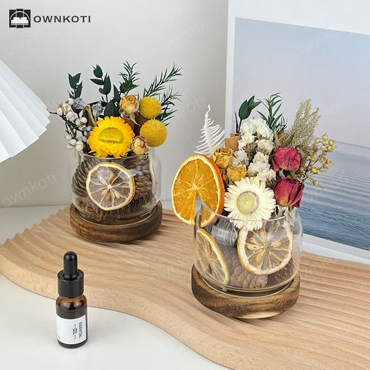 Aromatherapy Essential Oil Dried Flower Fragrance Ornament