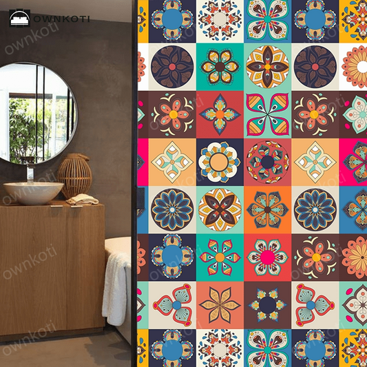 Vintage Privacy Static Frosted Film