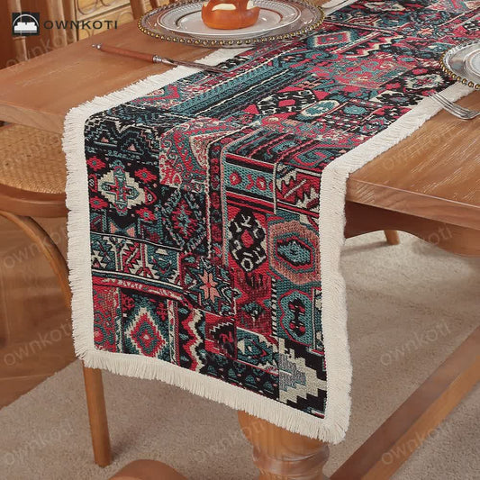 Luxury Retro Ethnic Style Table Runner