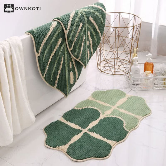 Four-leaf Clover Leaf Shape Non-slip Floor Mat
