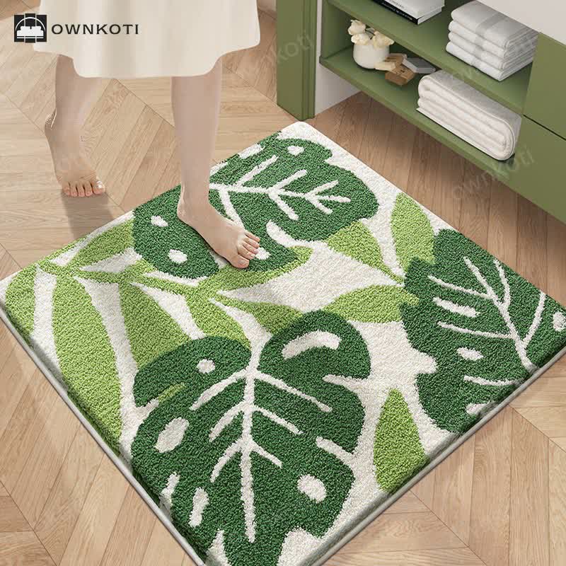 Square Plant Flower Water Absorbent Floor Mat