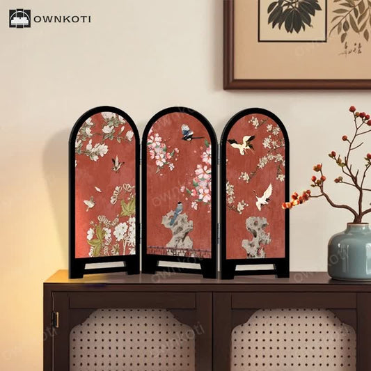 Retro Folding Screen Desktop Ornament