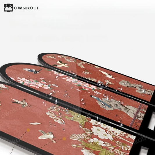 Retro Folding Screen Desktop Ornament