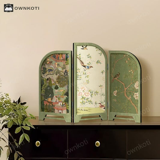 Rural Foldable Screen Home Decor Ornament