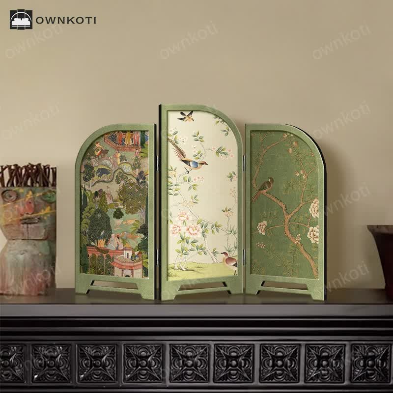 Rural Foldable Screen Home Decor Ornament