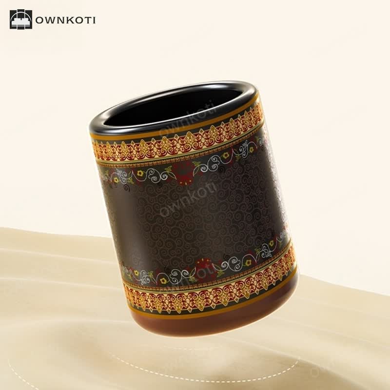 Exotic Double Layer Decorative Trash Bin