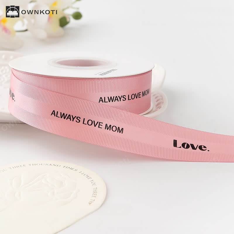Mother's Day Gift Box Bouquet Wrapping Satin Ribbon