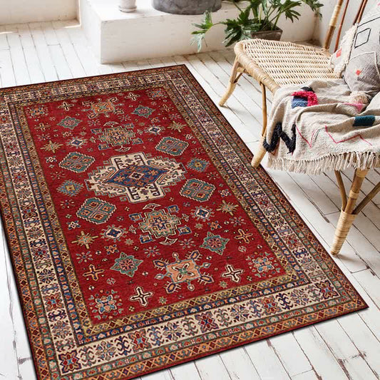 Ethnic Exotic Rectangular Decorative Floor Mat