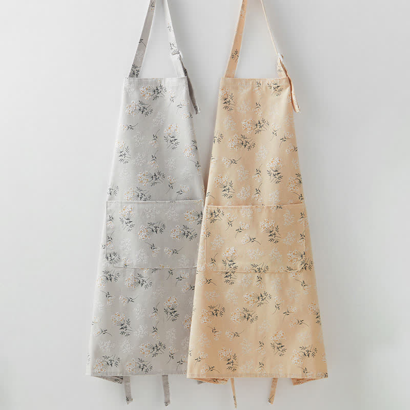 Cute Pastoral Style Floral Breathable Apron