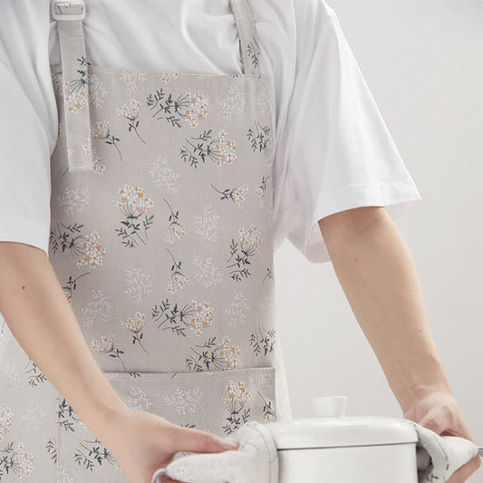 Cute Pastoral Style Floral Breathable Apron
