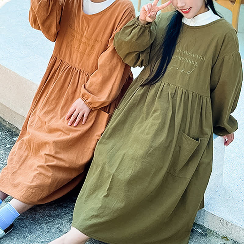 Long Sleeve Loose Breathable Kitchen Apron