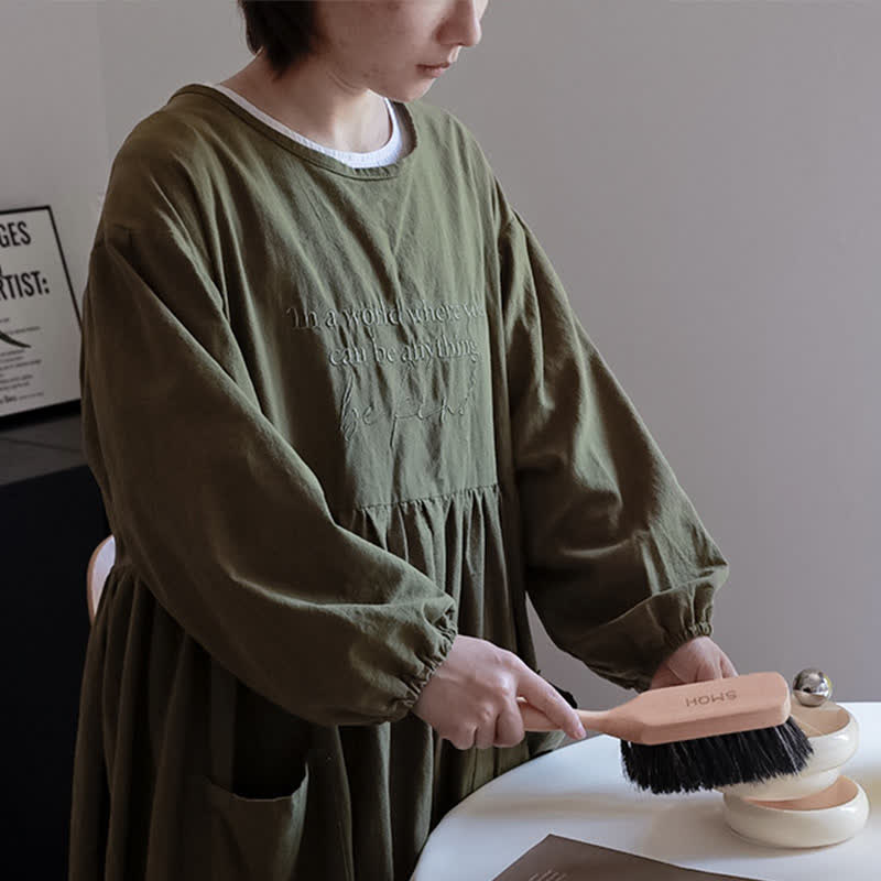 Long Sleeve Loose Breathable Kitchen Apron