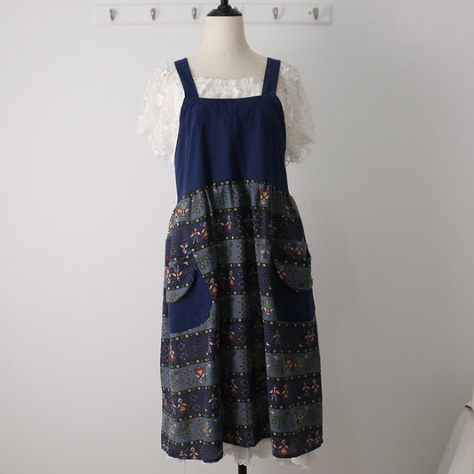 Vintage Pattern Home Kitchen Cotton Apron