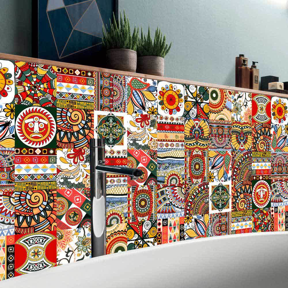 Moroccan Style Peel & Stick Wall Sticker