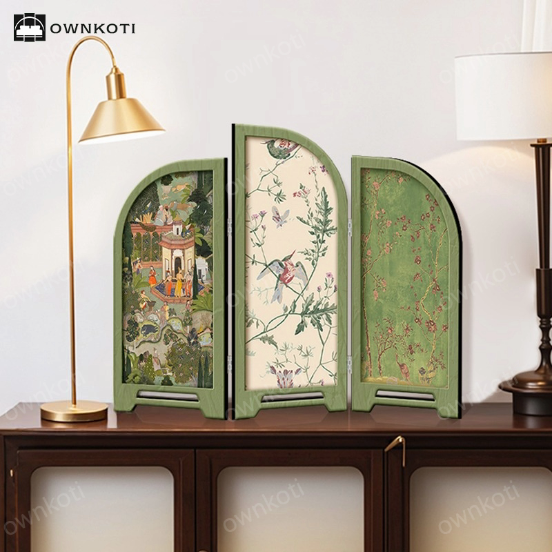 Rural Foldable Screen Home Decor Ornament