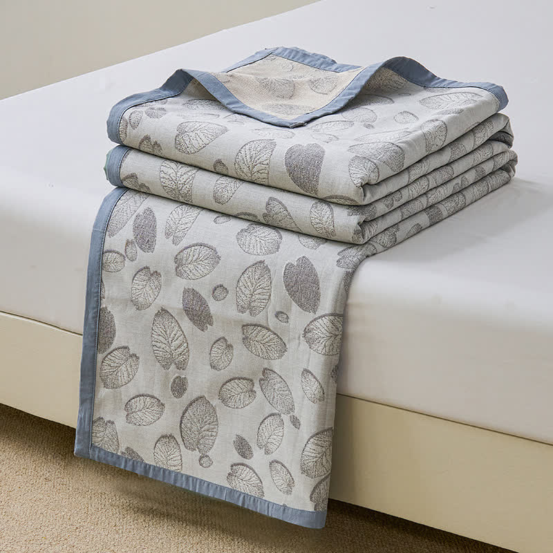 Refresh Leaf Cotton Gauze Lightweight Quilt