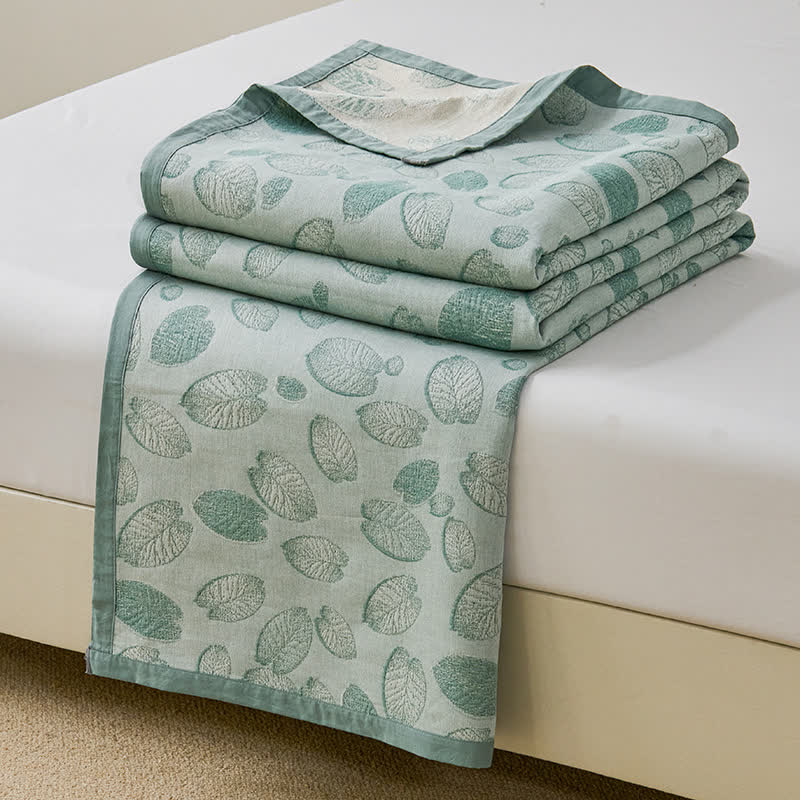 Refresh Leaf Cotton Gauze Lightweight Quilt