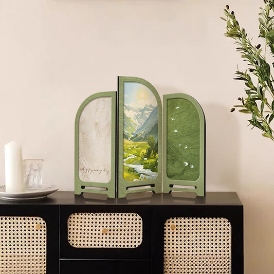Pastoral Landscape Foldable Desktop Ornament