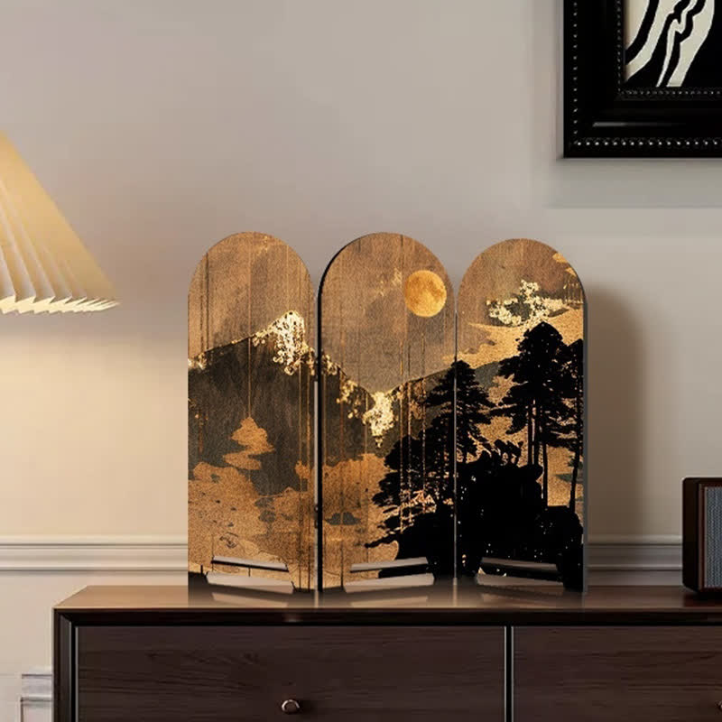 Wooden Vintage Foldable Desktop Ornament