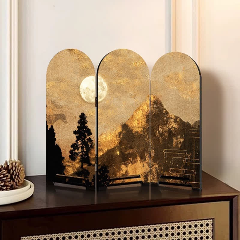 Wooden Vintage Foldable Desktop Ornament