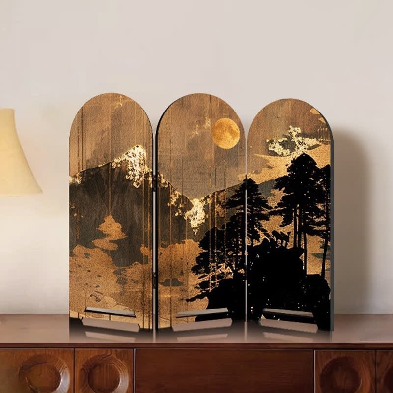 Wooden Vintage Foldable Desktop Ornament