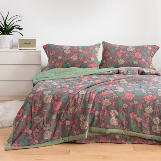 Vintage Rose Comfy Cotton Gauze Bedding