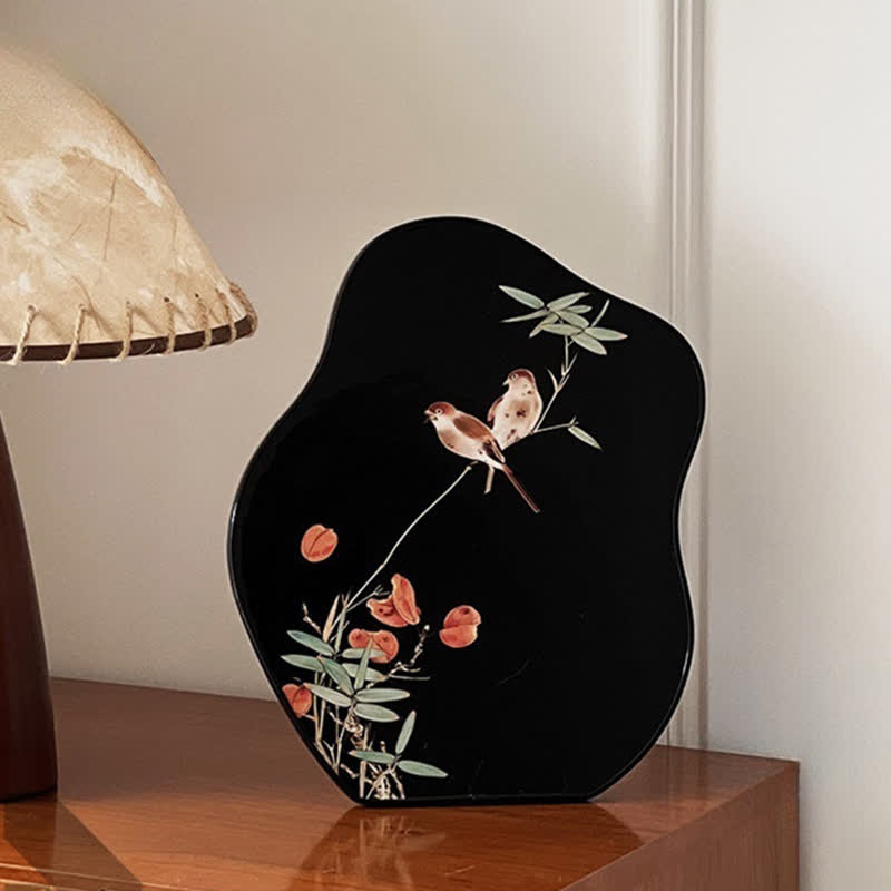 Rural Magpie Desktop Painting Ornament