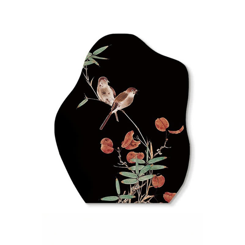 Rural Magpie Desktop Painting Ornament