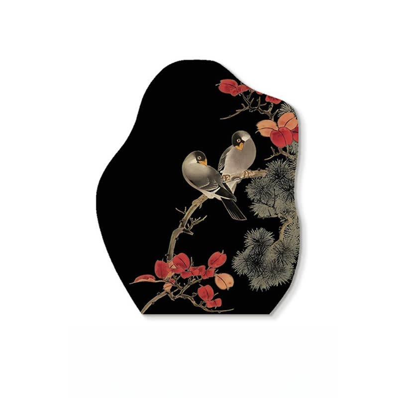 Rural Magpie Desktop Painting Ornament