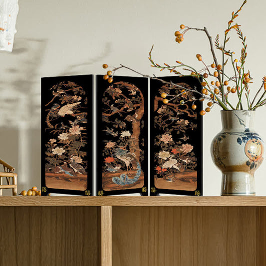 Vintage Floral Foldable Decorative Ornament