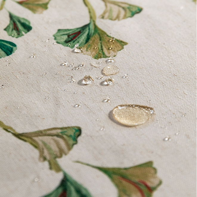 Pastoral Ginkgo Leaf Waterproof Soft Tablecloth
