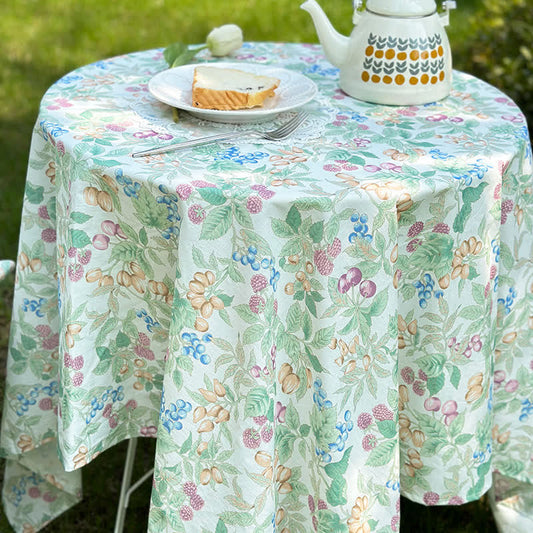 Rural Pure Cotton Picnic Tablecloth