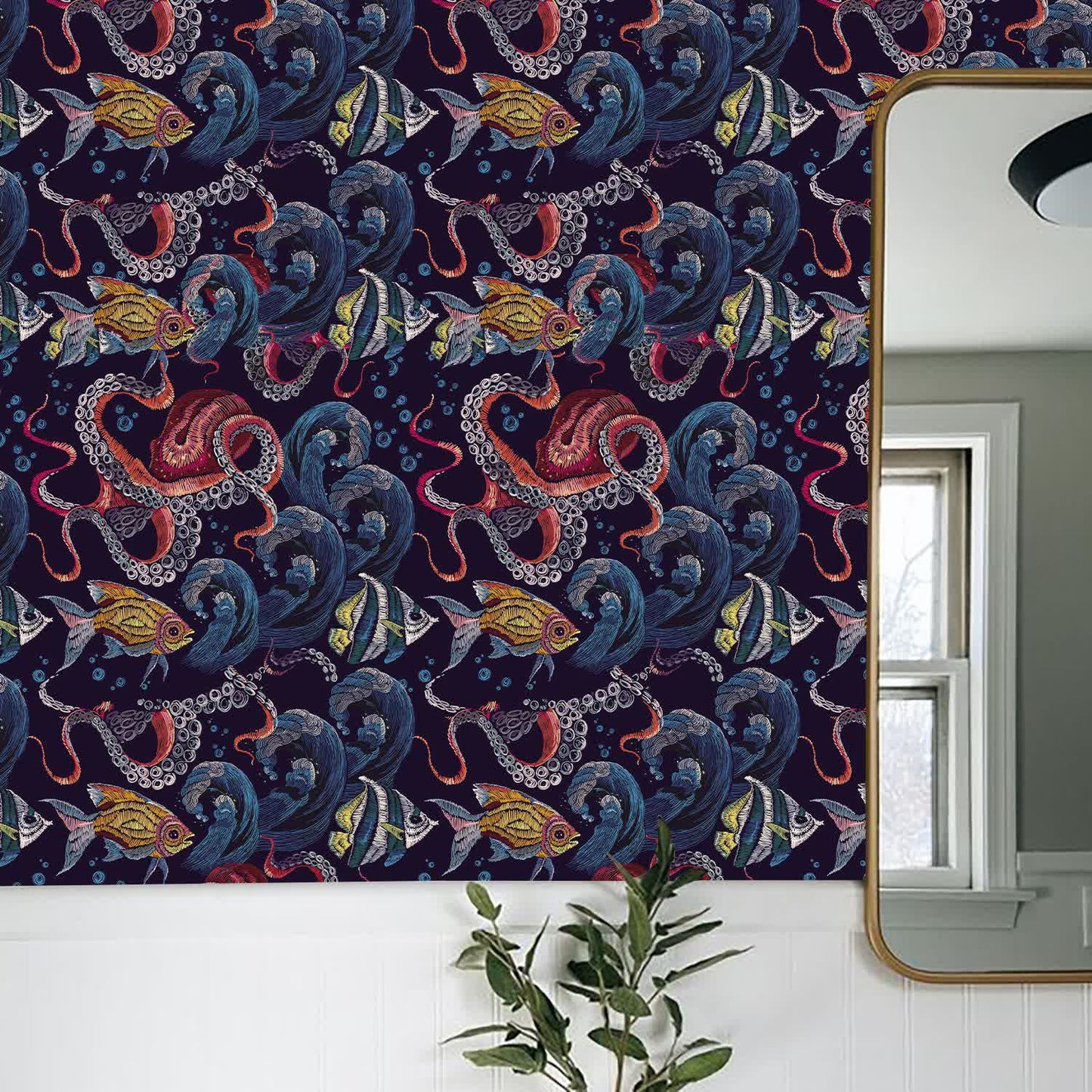 Removable Undersea World DIY Decorative Wallpaper