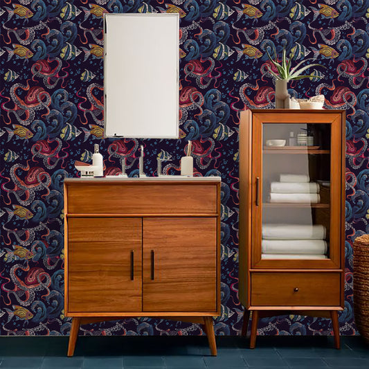 Removable Undersea World DIY Decorative Wallpaper