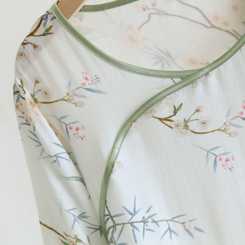 Double Layer Gauze Rural Comfy Nightwear