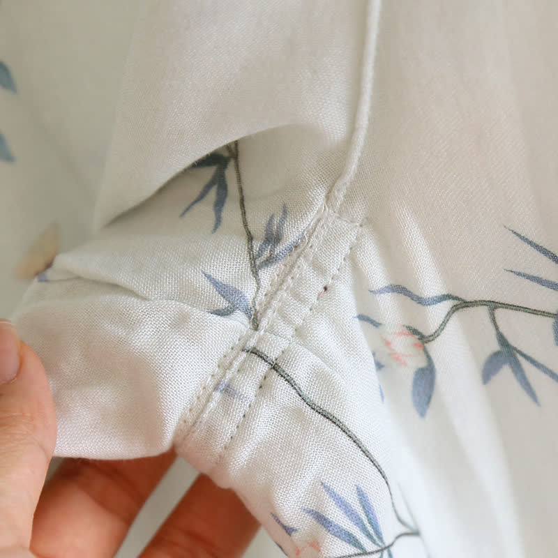 Double Layer Gauze Rural Comfy Nightwear