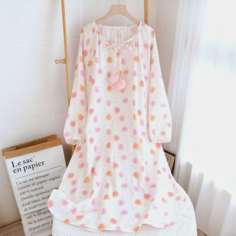 Refresh Strawberry Cotton Gauze Nightwear