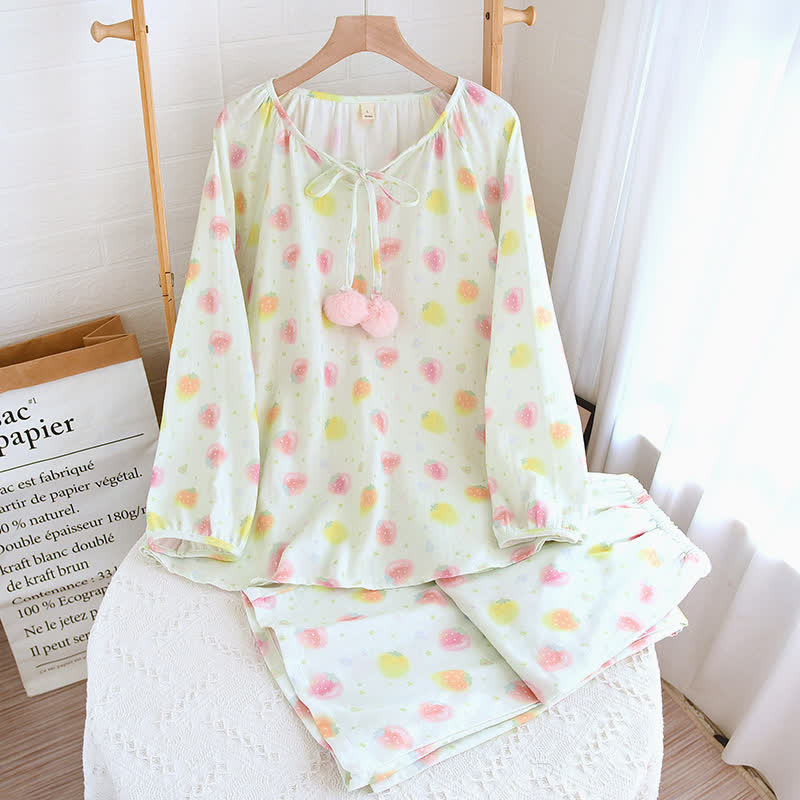 Refresh Strawberry Cotton Gauze Nightwear