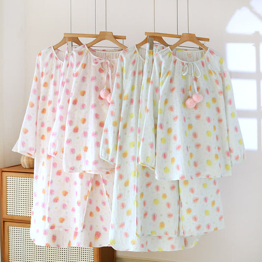 Refresh Strawberry Cotton Gauze Nightwear