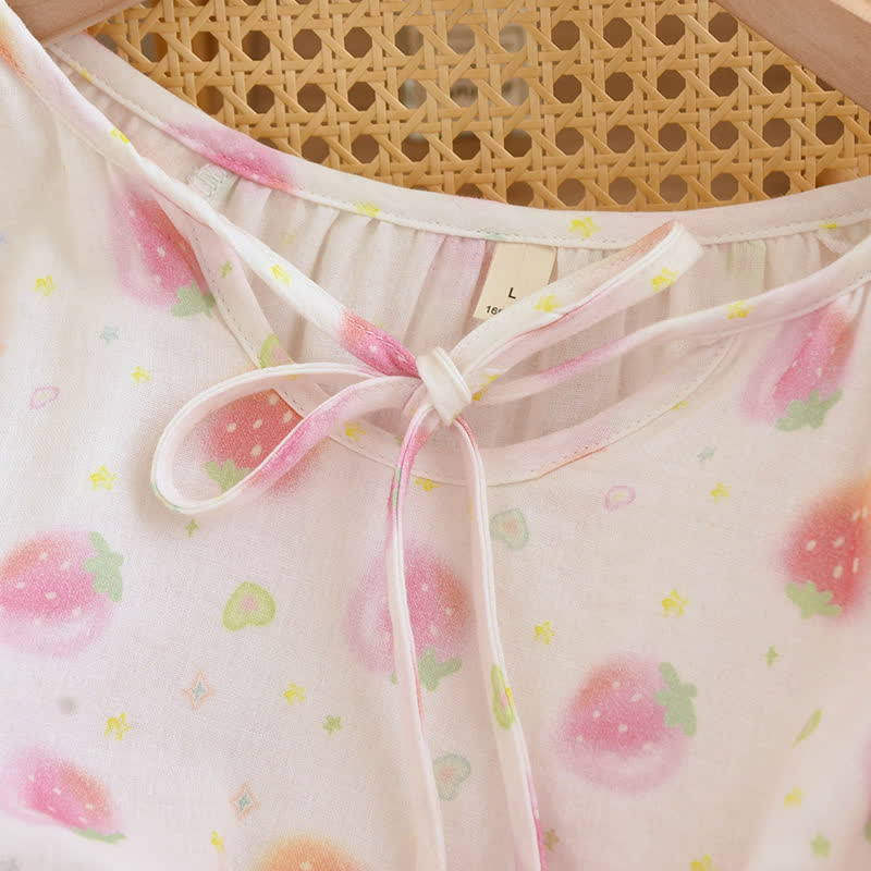 Refresh Strawberry Cotton Gauze Nightwear