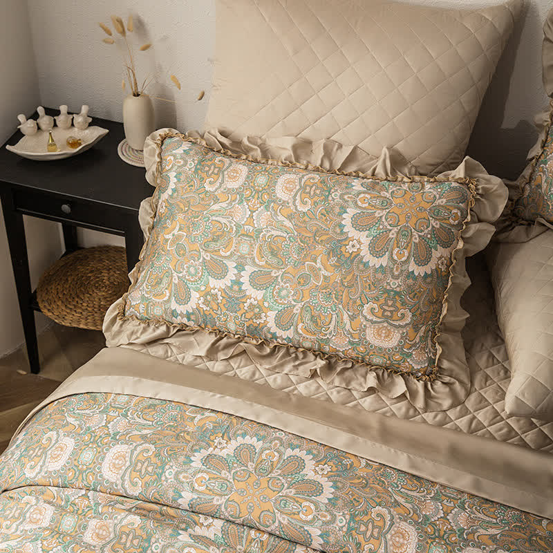 Vintage Lyocell Fiber Soft Quilted Bedding