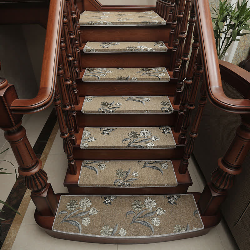 Washable Self-adhesive Non-slip Stair Treads Carpet