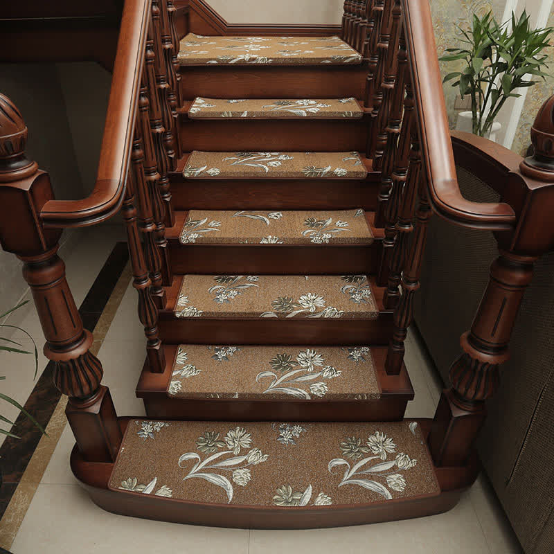 Washable Self-adhesive Non-slip Stair Treads Carpet