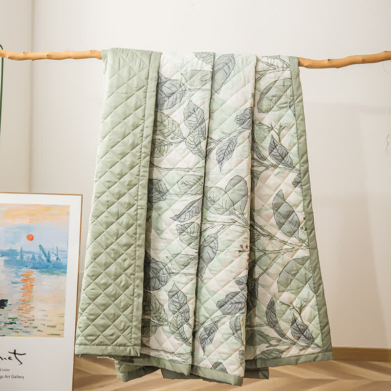 Refresh Leaf Lyocell Fiber Quilted Bedding