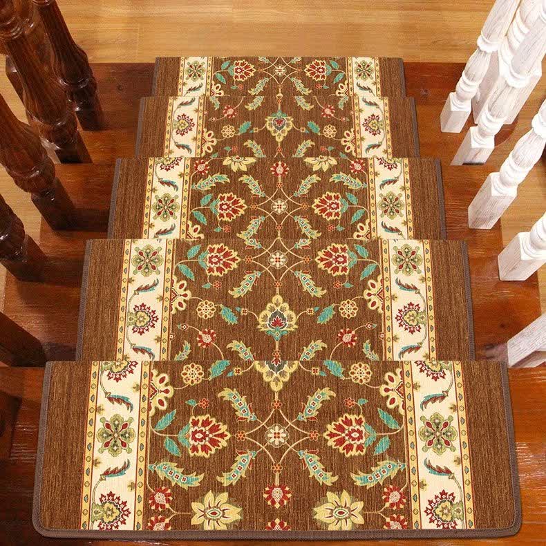 Vintage Washable Non-slip Stair Treads Carpet