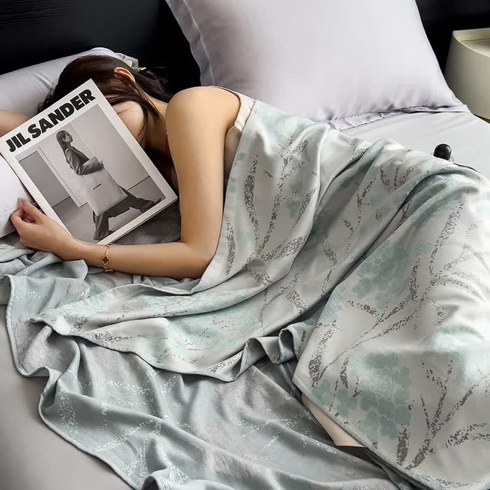 Simple Rural Bamboo Fiber Breathable Quilt