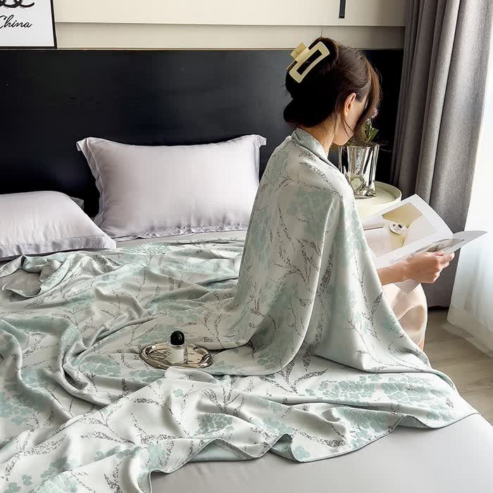 Simple Rural Bamboo Fiber Breathable Quilt