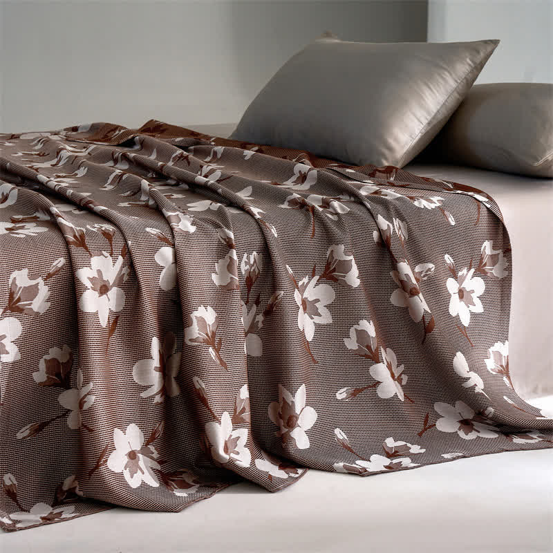 Lyocell Fiber Retro Flower Breathable Quilt