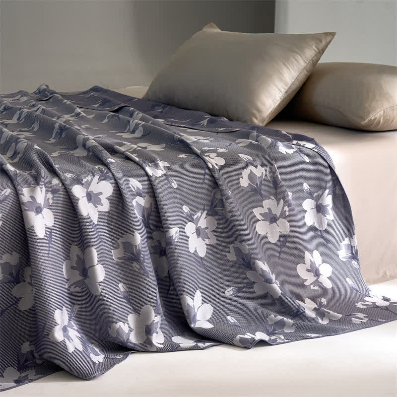Lyocell Fiber Retro Flower Breathable Quilt